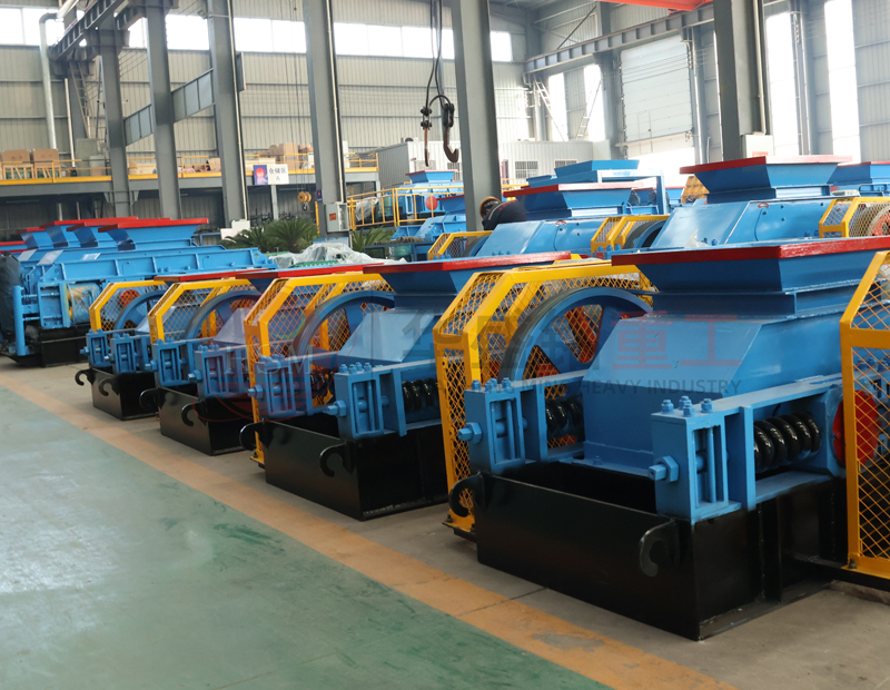 時產20噸對輥制砂機